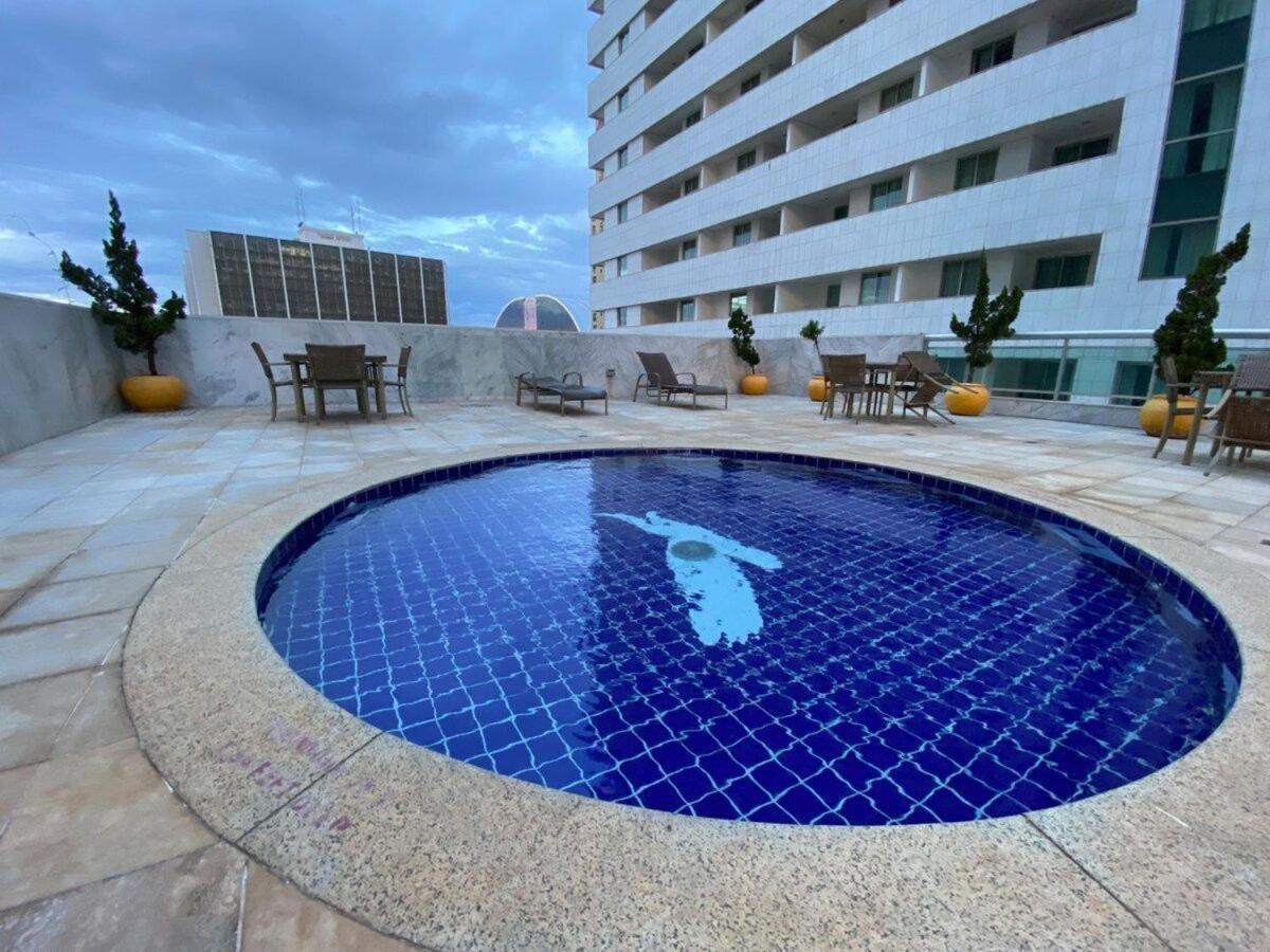 Flat encantador no 11º com vista pra torre de TV Brasília Exterior foto