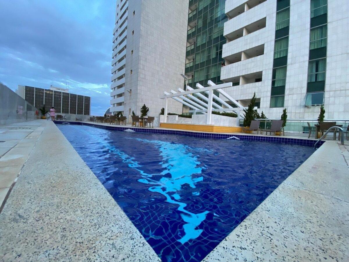 Flat encantador no 11º com vista pra torre de TV Brasília Exterior foto