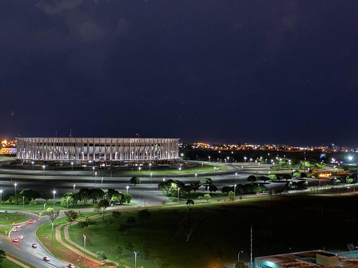 Flat Encantador No 11º Com Vista Pra Torre De Tv Brasília Exterior foto